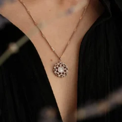 Composition Gem Necklace